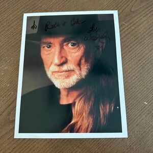 Willie Nelson Signed Autographed 8x10 Photo 97 Country Music Memorabilia‎ No COA